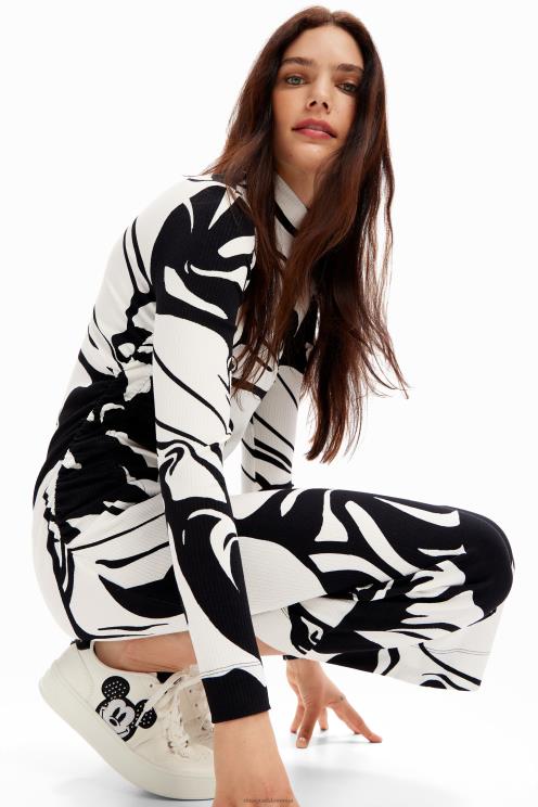 oblačila NFXLT984 ženske Desigual midi obleka Mickey Mouse