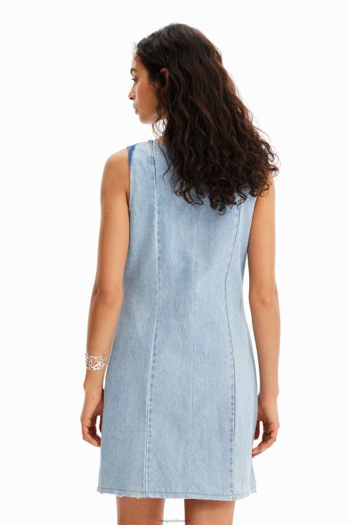 oblačila NFXLT987 ženske Desigual nadomestne hlače iz jeansa