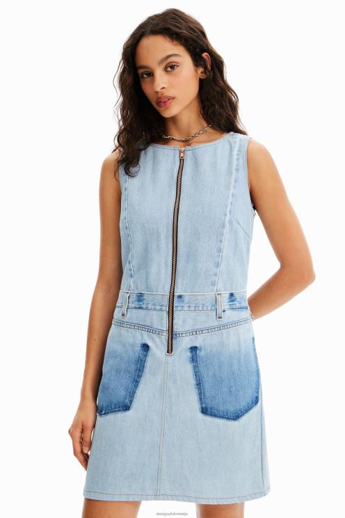 oblačila NFXLT987 ženske Desigual nadomestne hlače iz jeansa