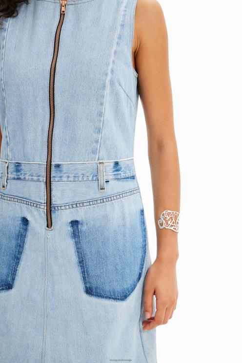 oblačila NFXLT987 ženske Desigual nadomestne hlače iz jeansa