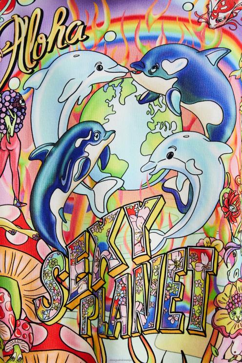 oblačila NFXLT1030 ženske Desigual prevelik pulover s kapuco