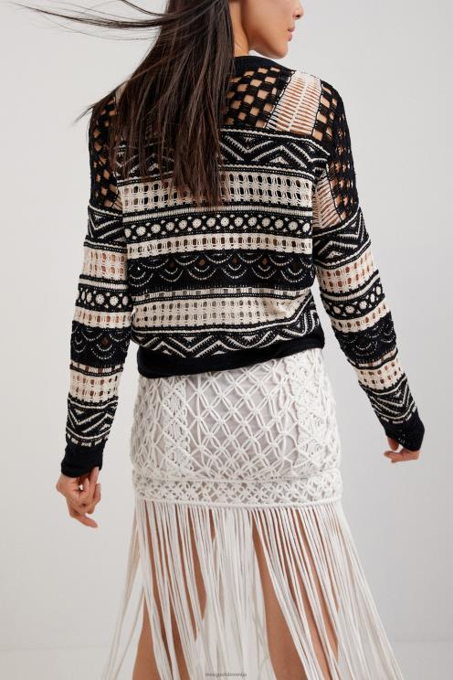 oblačila NFXLT1031 ženske Desigual polprozoren kvačkan pulover