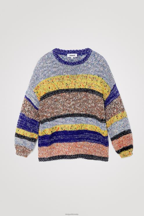 oblačila NFXLT1033 ženske Desigual triko pulover marmoriran