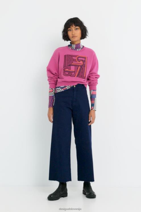 oblačila NFXLT1042 ženske Desigual navadna izvezena plišasta jopica