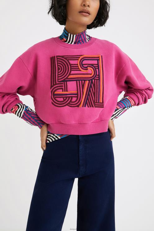 oblačila NFXLT1042 ženske Desigual navadna izvezena plišasta jopica