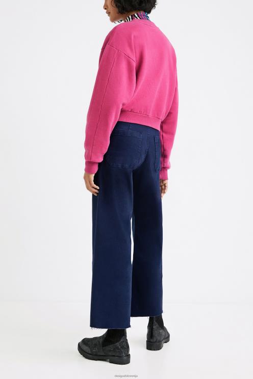 oblačila NFXLT1042 ženske Desigual navadna izvezena plišasta jopica