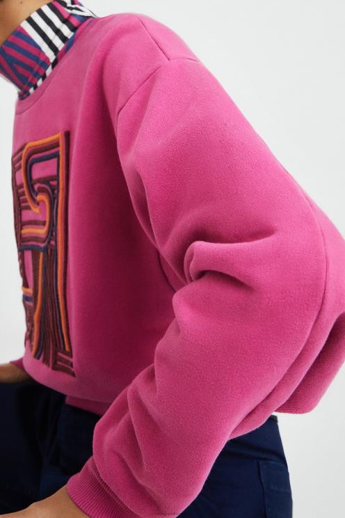 oblačila NFXLT1042 ženske Desigual navadna izvezena plišasta jopica