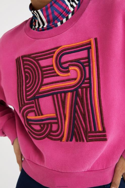 oblačila NFXLT1042 ženske Desigual navadna izvezena plišasta jopica