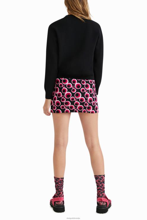 oblačila NFXLT1083 ženske Desigual vezen pleten pulover