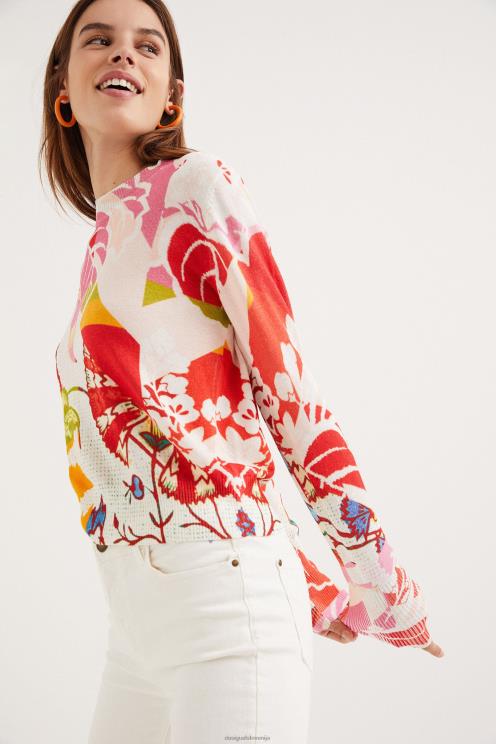 oblačila NFXLT1093 ženske Desigual m. pulover s potiskom christian lacroix