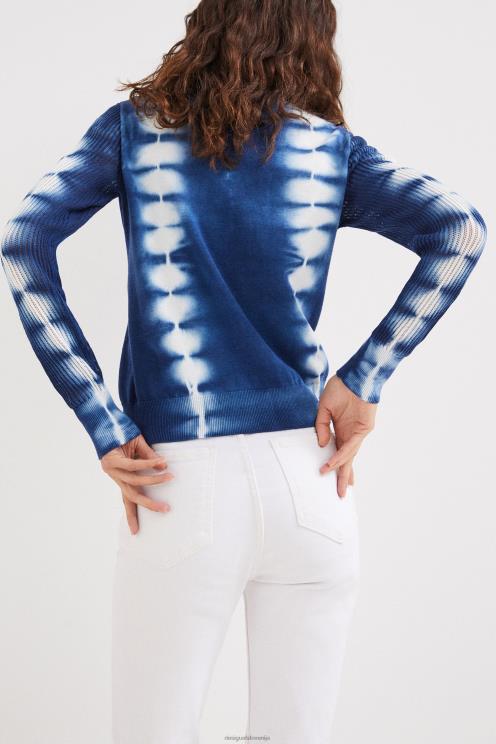 oblačila NFXLT1113 ženske Desigual pleten pulover na kravato