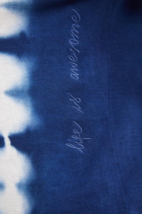 oblačila NFXLT1113 ženske Desigual pleten pulover na kravato