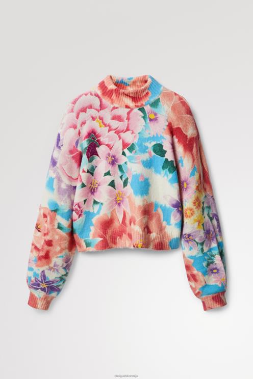 oblačila NFXLT1119 ženske Desigual prevelik pleten pulover