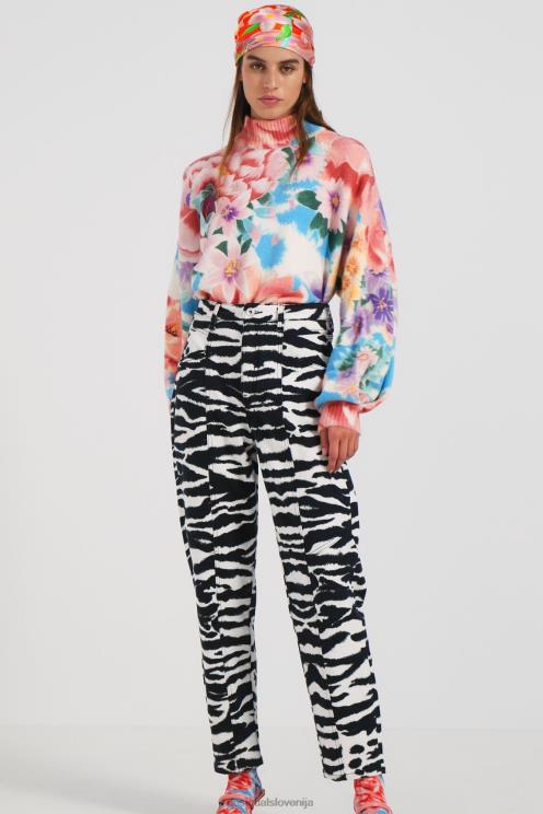 oblačila NFXLT1119 ženske Desigual prevelik pleten pulover