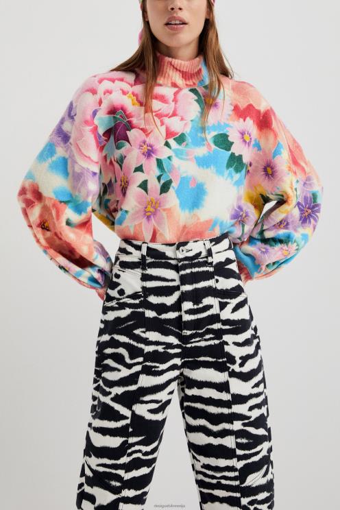 oblačila NFXLT1119 ženske Desigual prevelik pleten pulover