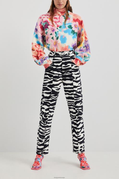 oblačila NFXLT1119 ženske Desigual prevelik pleten pulover