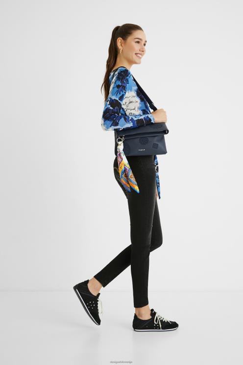 oblačila NFXLT1163 ženske Desigual pleten skakalec s potiskom