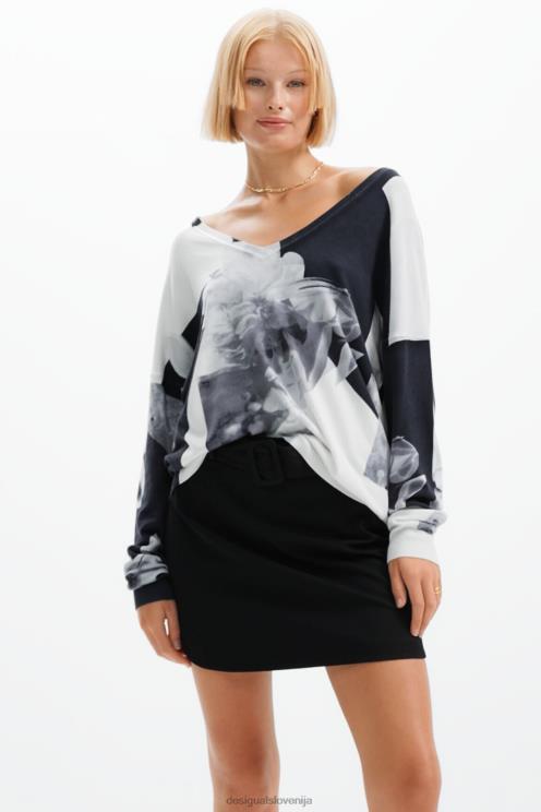 oblačila NFXLT11 ženske Desigual fin kolažni pulover