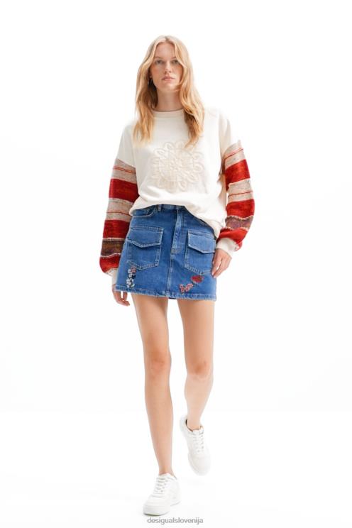 oblačila NFXLT174 ženske Desigual kombiniran izvezen pulover