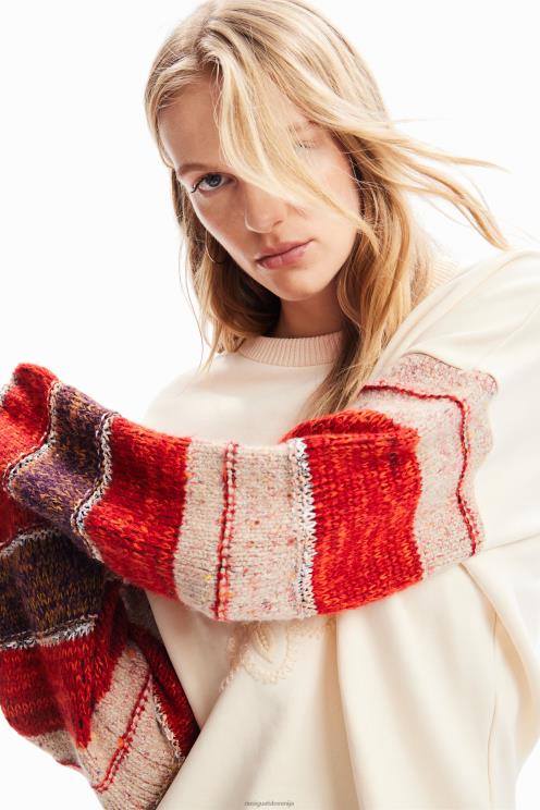 oblačila NFXLT174 ženske Desigual kombiniran izvezen pulover