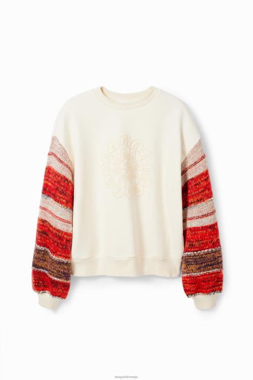 oblačila NFXLT174 ženske Desigual kombiniran izvezen pulover