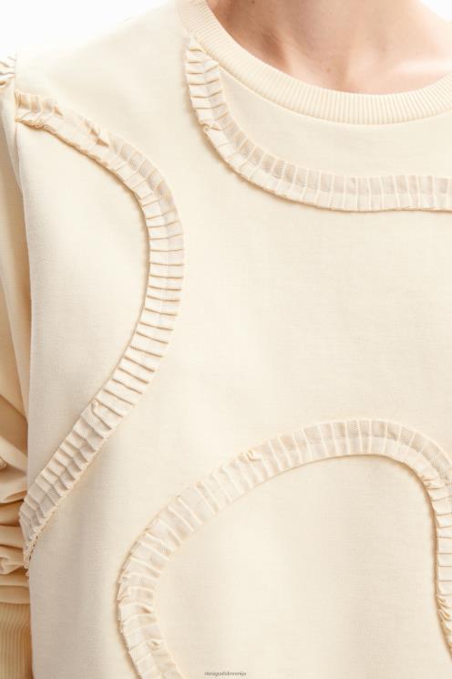 oblačila NFXLT26 ženske Desigual naguban trak