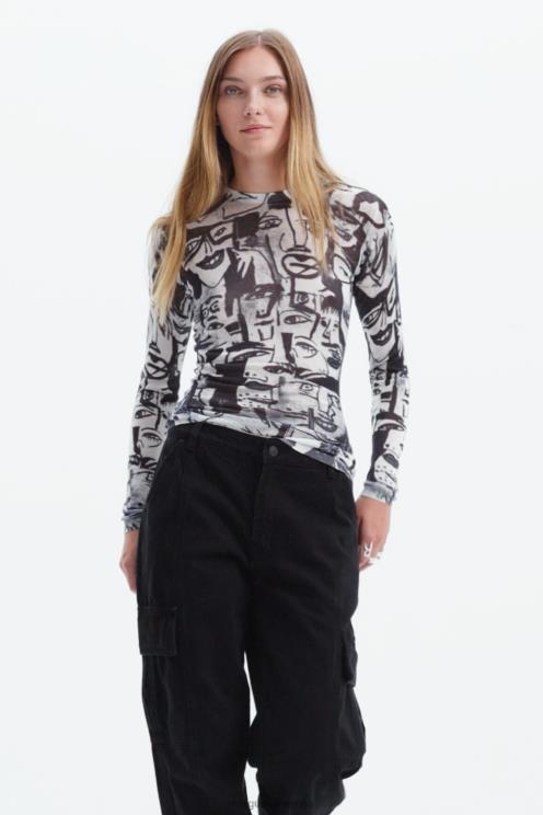 oblačila NFXLT280 ženske Desigual pulover z umetniškimi obrazi