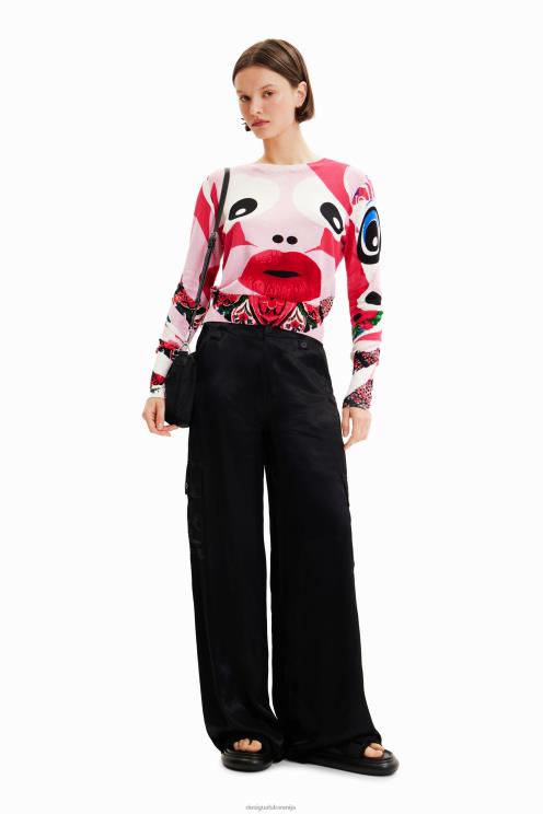 oblačila NFXLT285 ženske Desigual m. Christian Lacroix obrazni pulover
