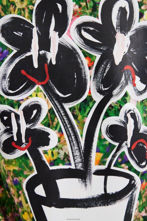 oblačila NFXLT292 ženske Desigual pulover s cvetličnimi rastlinami