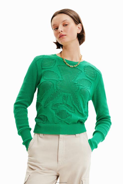 oblačila NFXLT295 ženske Desigual odprt cvetlični pulover