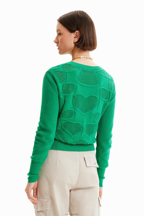 oblačila NFXLT295 ženske Desigual odprt cvetlični pulover