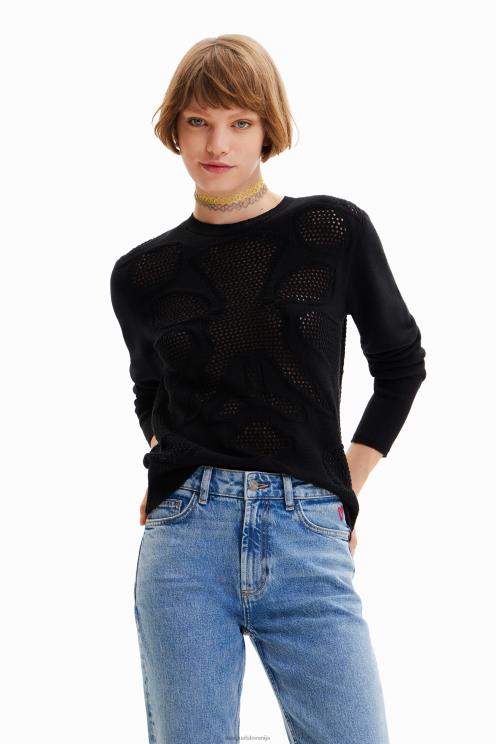 oblačila NFXLT300 ženske Desigual odprt cvetlični pulover