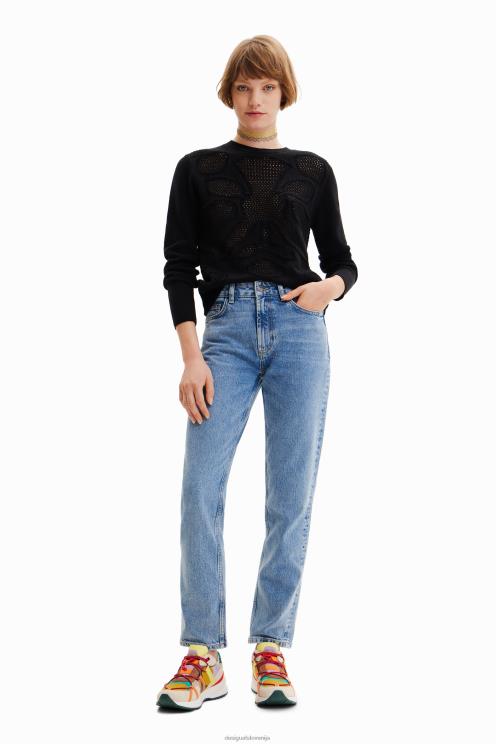 oblačila NFXLT300 ženske Desigual odprt cvetlični pulover