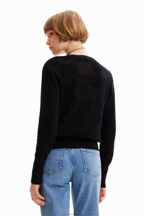 oblačila NFXLT300 ženske Desigual odprt cvetlični pulover