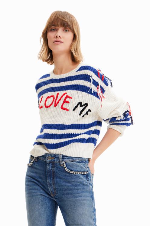 oblačila NFXLT453 ženske Desigual love me pulover