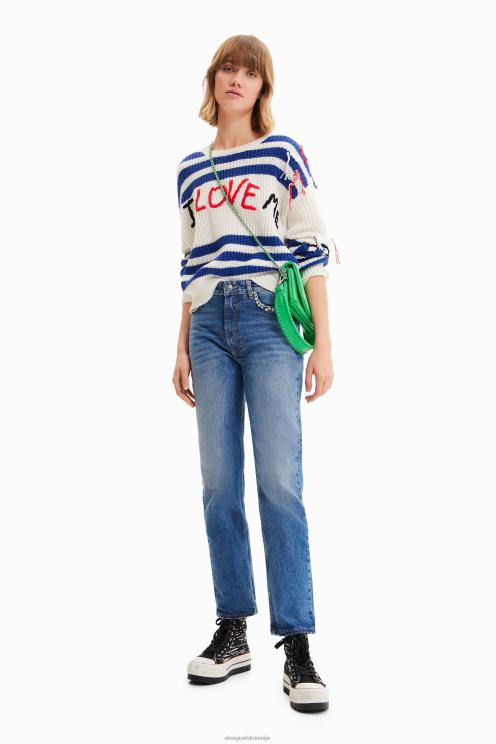 oblačila NFXLT453 ženske Desigual love me pulover