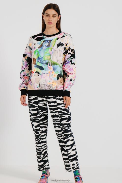 oblačila NFXLT461 ženske Desigual prevelika plišasta jopica