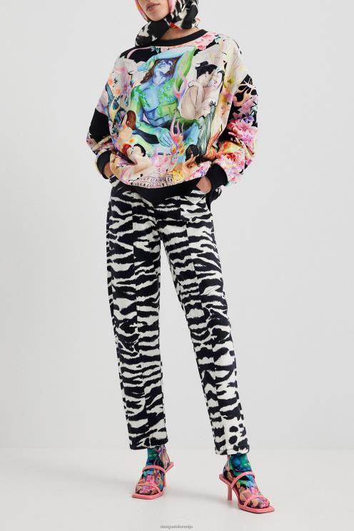 oblačila NFXLT461 ženske Desigual prevelika plišasta jopica