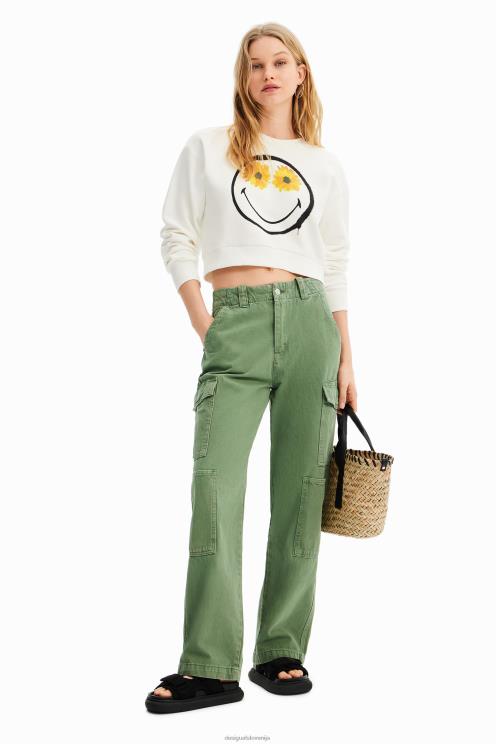 oblačila NFXLT525 ženske Desigual kratka majica s smeški