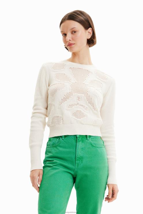 oblačila NFXLT638 ženske Desigual odprt cvetlični pulover