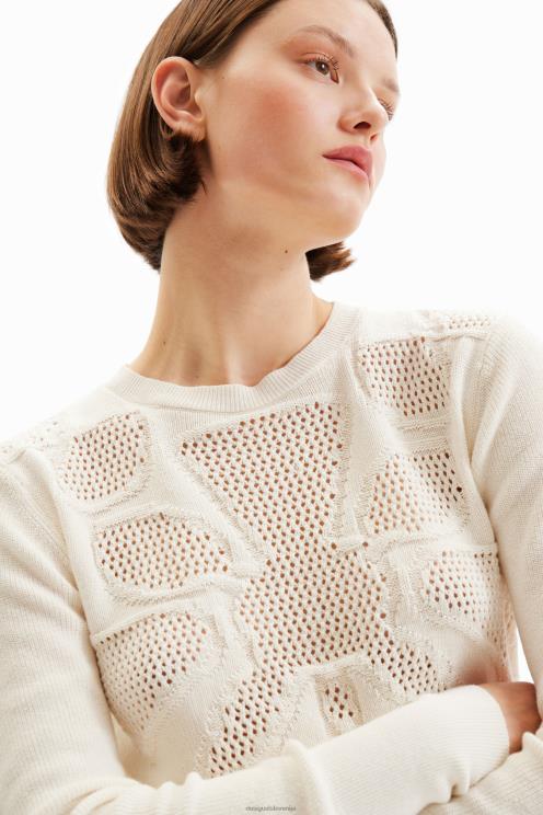 oblačila NFXLT638 ženske Desigual odprt cvetlični pulover