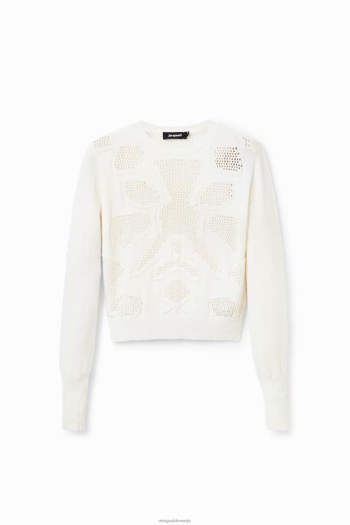 oblačila NFXLT638 ženske Desigual odprt cvetlični pulover