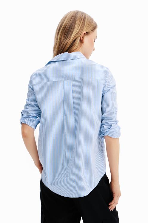 oblačila NFXLT1012 ženske Desigual umetniška črtasta srajca