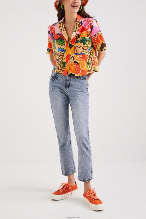 oblačila NFXLT1064 ženske Desigual m. tropska majica christian lacroix