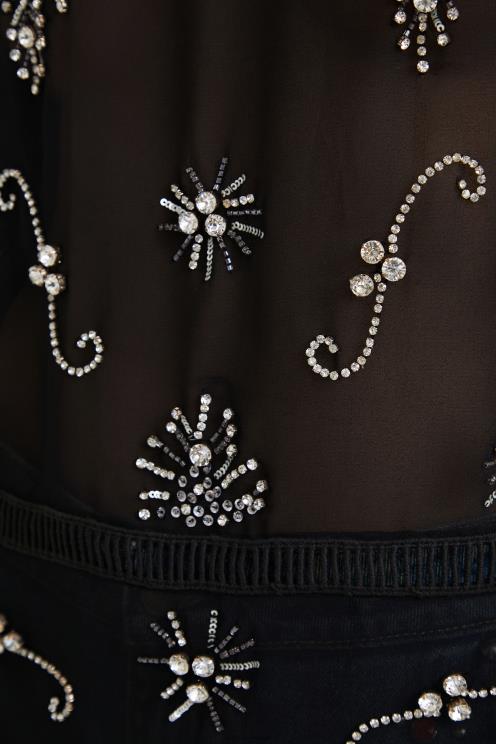 oblačila NFXLT1084 ženske Desigual prosojna bluza johnson hartig