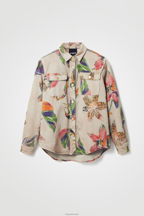 oblačila NFXLT1101 ženske Desigual cvetlična srajca