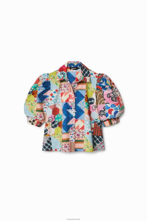 oblačila NFXLT1106 ženske Desigual johnson hartig patchwork srajca