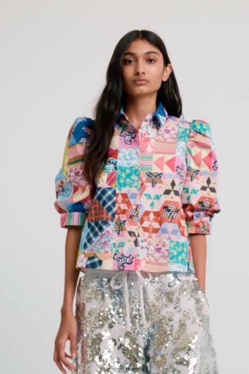 oblačila NFXLT1106 ženske Desigual johnson hartig patchwork srajca