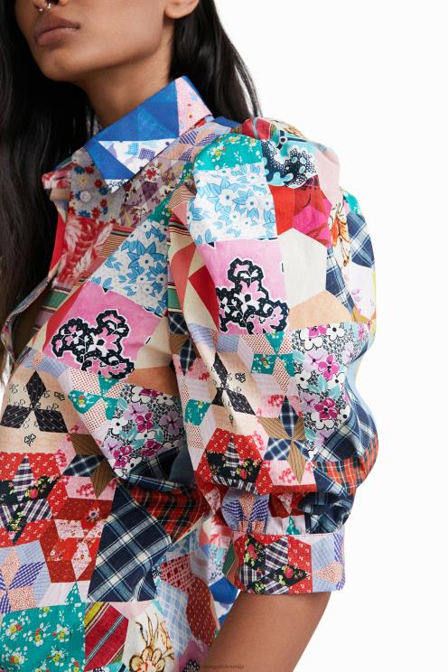 oblačila NFXLT1106 ženske Desigual johnson hartig patchwork srajca