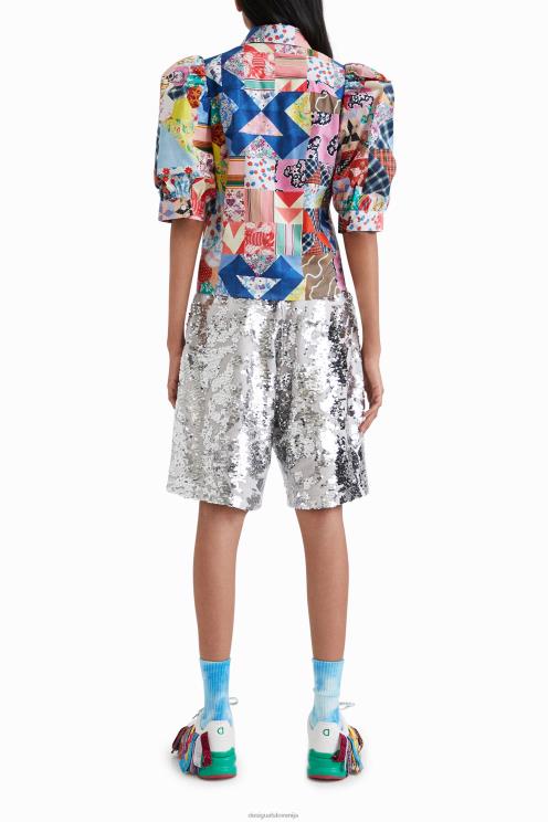 oblačila NFXLT1106 ženske Desigual johnson hartig patchwork srajca